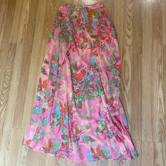 Giani Bini Beautiful vibes layered maxi skirt small - Picture 6 of 10